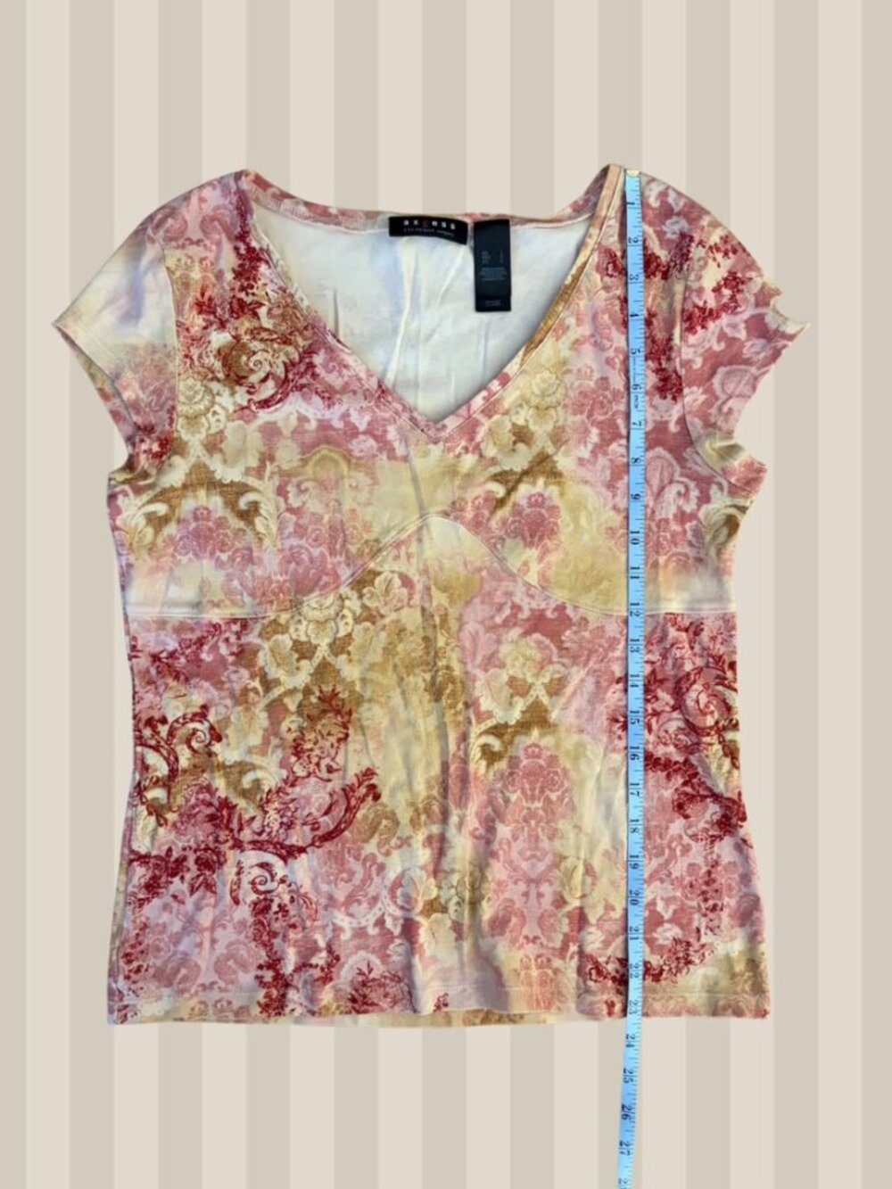 Y2K Axcess Patterned Top - Picture 6 of 7
